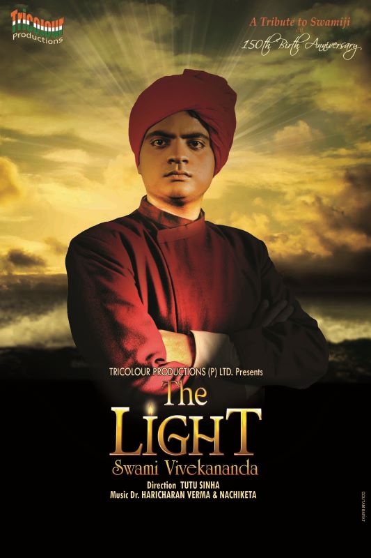 A poster of The Light: Swami Vivekananda