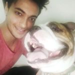 Aayush Sharma, a dog lover