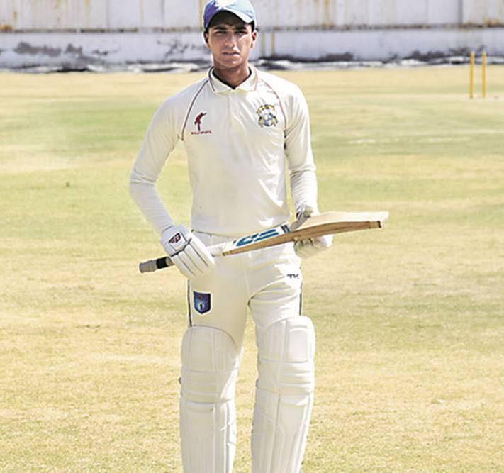 Abhishek Sharma during his Ranji debut