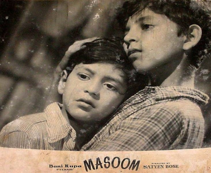 Ghanshyam Nayak as a child artist in the 1960 movie Masoom