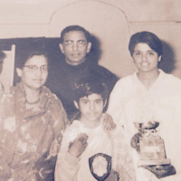 Kiran Bedi With Her Parents