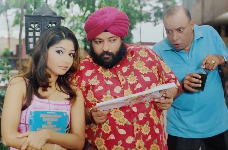 Monaz Mevawalla (left) in a still from the TV series 'Chupke Chupke'