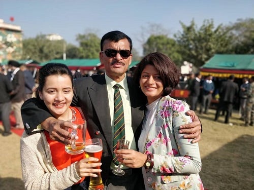Sulagna Panigrahi with her Family