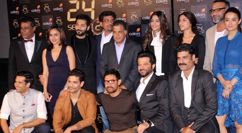 Ashish Vidyarthi with the star cast of 24 season 2
