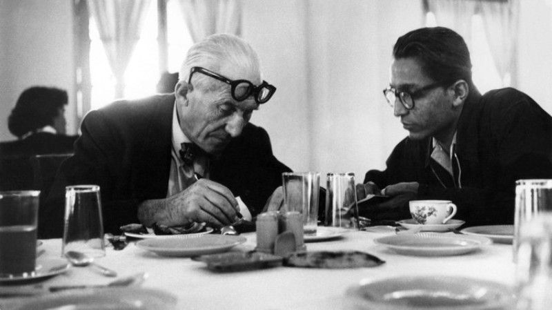 Balkrishna Doshi With Le Corbusier