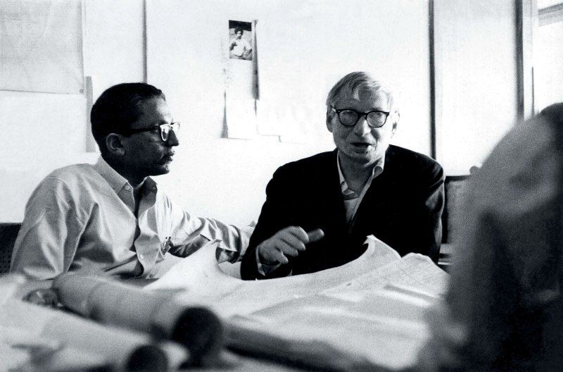 Balkrishna Doshi With Louis Kahn