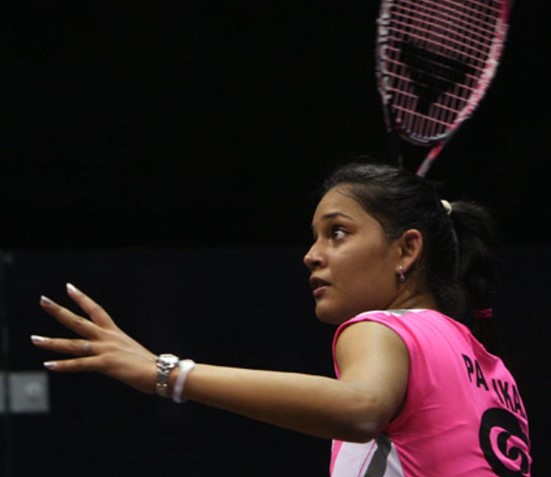 Dipika Pallikal during the Tournament of Champions squash meet in New York (2012)