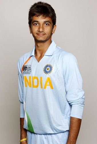 Harshal Patel during the 2010 Under 19 World Cup