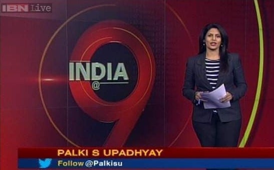 Palki S Upadhyay while working at IBN Live