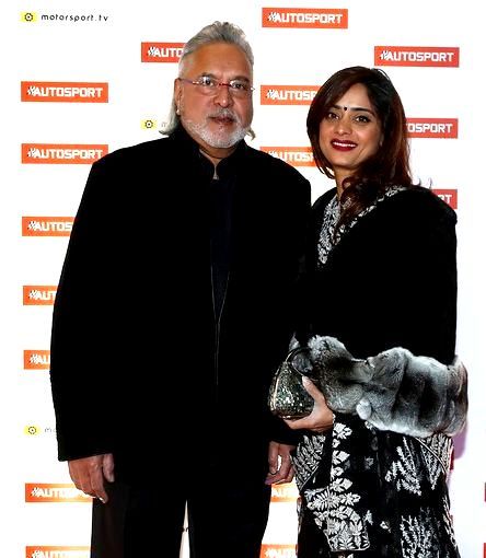  Vijay Mallya with Pinky Lalwani 