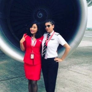 Ankita Konwar as an Air Hostess