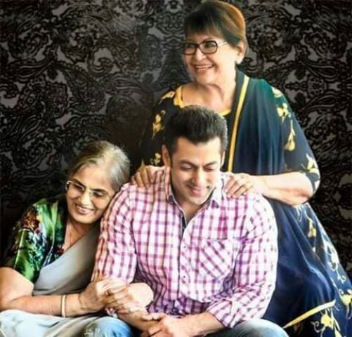 Salman Khan With His Mother