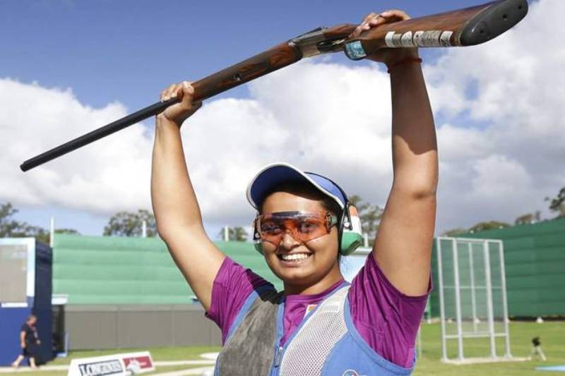Shreyasi Singh After Winning Gold Medal In the 2018 Commonwealth Games