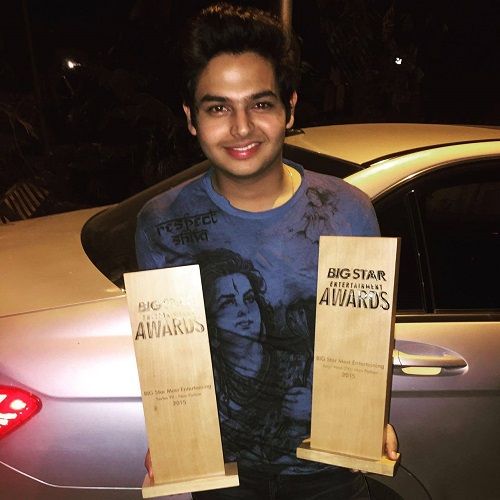 Sidharth Sagar with his awards