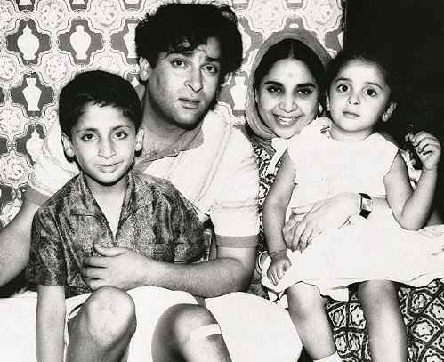 Shammi Kapoor Family Photo