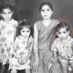 Aasif Sheikh childhood pic with his mother and sisters
