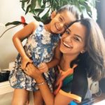 Anaitha Nair With Her Daughter