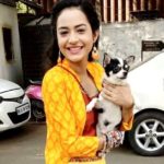 Anchal Goswami loves dogs