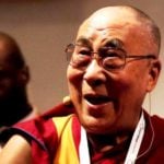Dalai Lama At An Interview With BBC