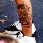 Dragon Tattoo On Jeff Hardy's Leg