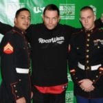 Jeff Hardy With U. S. Marine Corps.