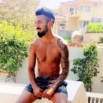 KL Rahul left arm and right shoulder tattoo