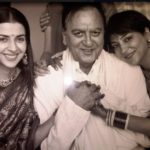 Namrata Dutt With Sunil Dutt And Priya Dutt