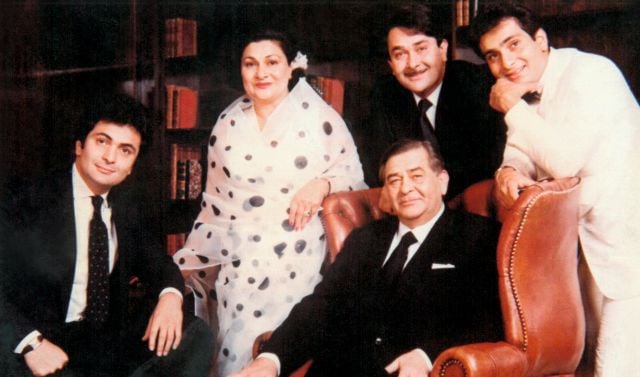 Raj Kapoor With His Family