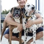 Ranveer Allahbadia with two of his dogs