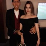Roberto Firmino with his Wife