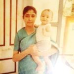 Rrahul Sudhir (Childhood) with his mother