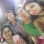 Saloni Sharma with her parents and sister