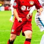 Son playing for Bayer Leverkusen