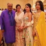 Sunita Kapoor's Nieces Khushi And Jhanvi Kapoor With Thier Parents Sri Devi And Bonny Kapoor