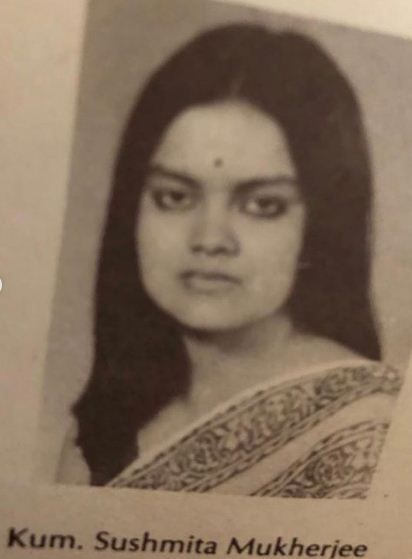 Sushmita Mukherjee during her days in The National School Of Drama