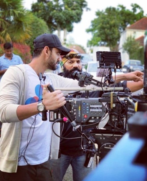 Zaheer Iqbal while working as an Assistant Director