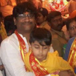Ajay Gogavale with his son