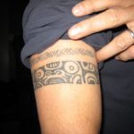 Anthony Bourdain Tattoo On Right Bicep