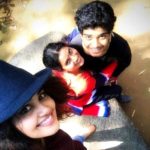 Anupama Parameswaran with her mother Sunitha and brother Akshey Parameshwaran