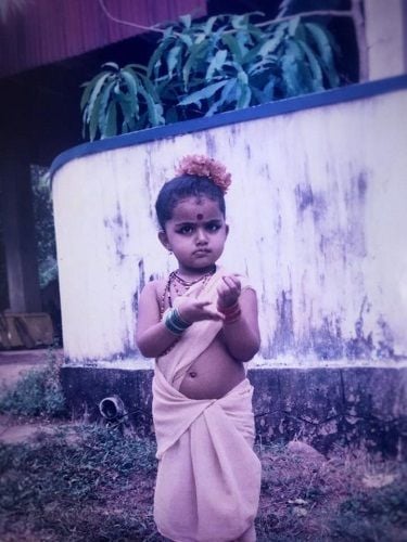 Anupama Parmeshwaram's childhood picture