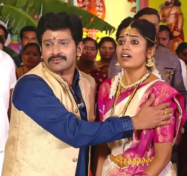 Baladitya as Shivayya in a still from the Telugu show Shambhavi (2018) on Star Maa