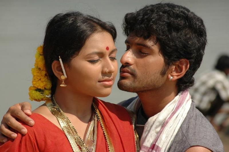 Baladitya as Suri in a still from the Telugu film 1940 Lo Oka Gramam (2010)