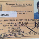 Diego Costa's identity card in Barcelona Ibiuna