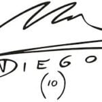 Diego Maradona's Signature