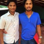 Dinesh Chandimal with one of his brothers