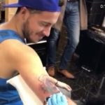 Eden Hazard arm Tattoo