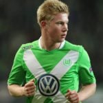 Kevin de Bruyne playinf for Wolfsburg