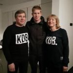 Kevin de Bruyne with his Parents