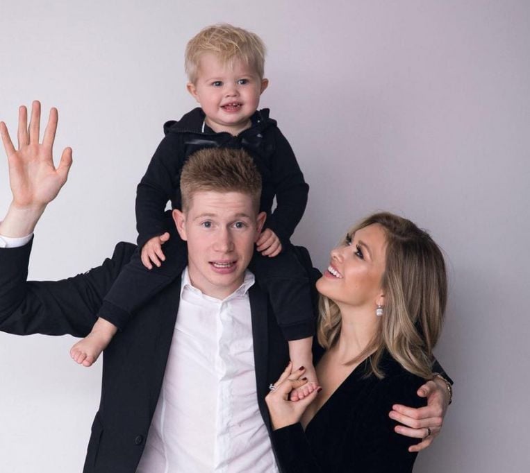 Image result for Kevin De Bruyne with son