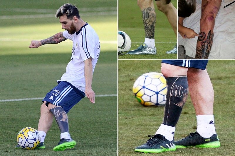 messi size shoe